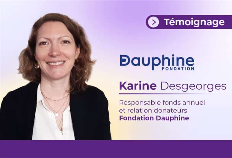 Karine Desgeorges - Fondation Dauphine - Formulaires de don